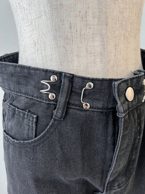 ウエストホックハイウエストデニム | IT2243409 | グレー