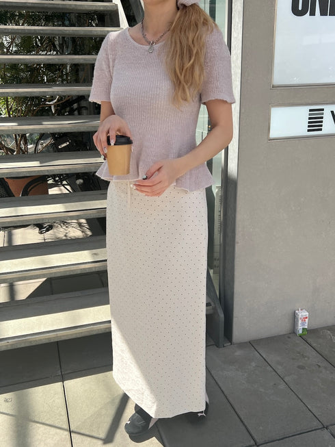 シュシュSETバレリーナニットトップス | SL2252612 | グレー