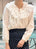 double frill collar vintage blouse | SL2241624 | ホワイト