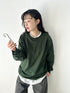 GILDAN(ギルダン) /ベーシック ロングスリーブ Tシャツ コットン ビッグシルエット オーバーサイズ サイズカラバリ豊富 長袖 ロンT 6.0オンス | 2193062 | ダークグリーン