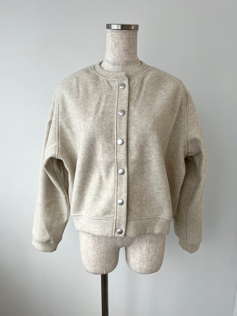 クルーネックライトブルゾン | IN2244709 | ブラック