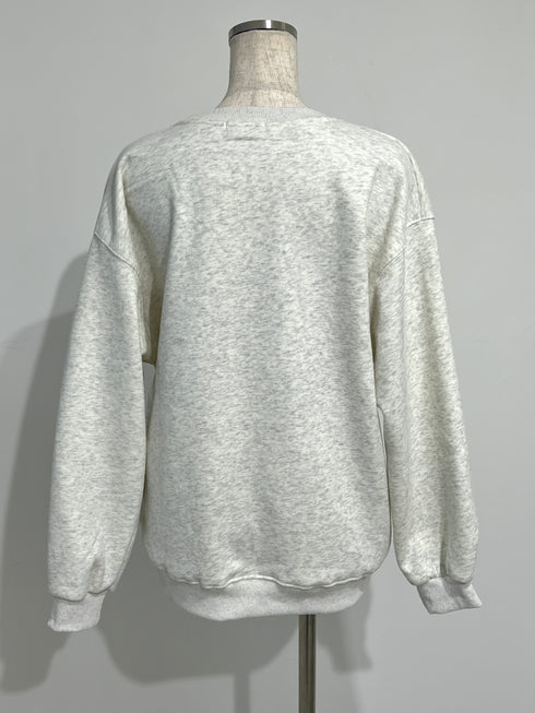 裏起毛リボンレーススウェット | SL2244615 | ライトグレー