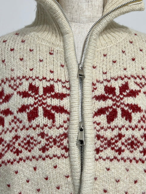 ノルディックジップセーター | SL2244610 | アイボリー