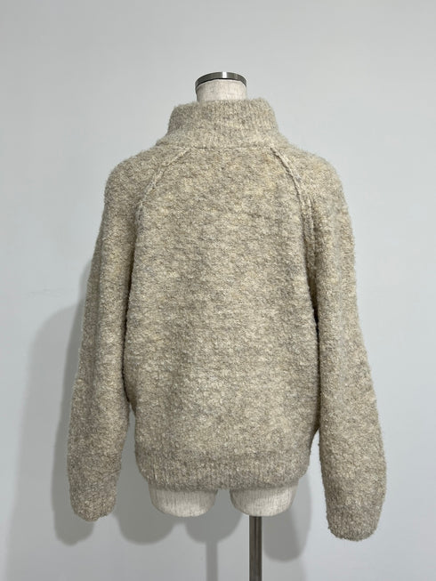 ハーフジップもこもこBIGニット | SL2244613 | ブラウン