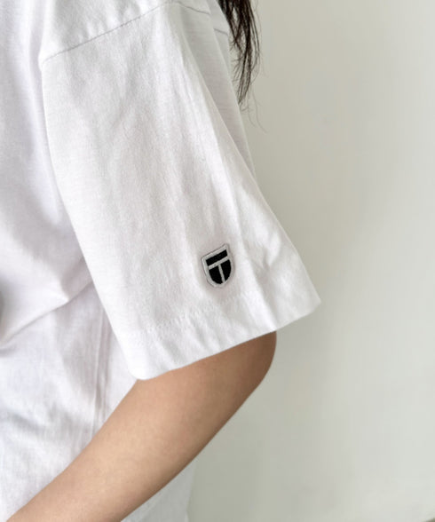 NEWTRAL(ニュートラル)/205 5.6oz スタンダードエンブレムT/サイズ展開多数 コットン 無地 半袖 Tシャツ | NT2009005 | ホワイト