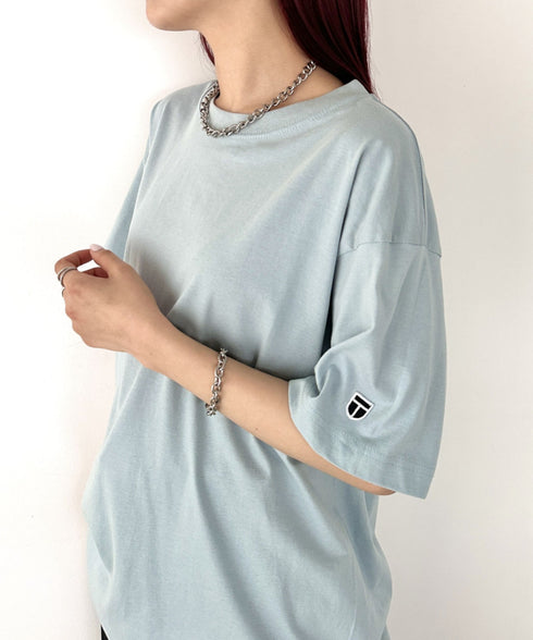 NEWTRAL(ニュートラル)/205 5.6oz スタンダードエンブレムT/サイズ展開多数 コットン 無地 半袖 Tシャツ | NT2009005 | ライトブルー