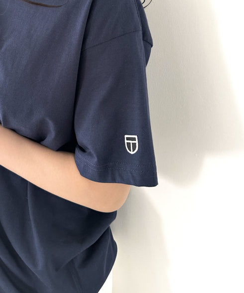 NEWTRAL(ニュートラル)/205 5.6oz スタンダードエンブレムT/サイズ展開多数 コットン 無地 半袖 Tシャツ | NT2009005 | ネイビー