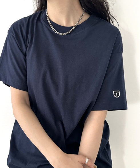 NEWTRAL(ニュートラル)/205 5.6oz スタンダードエンブレムT/サイズ展開多数 コットン 無地 半袖 Tシャツ | NT2009005 | ネイビー