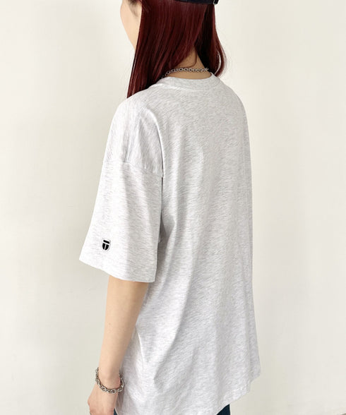 NEWTRAL(ニュートラル)/205 5.6oz スタンダードエンブレムT/サイズ展開多数 コットン 無地 半袖 Tシャツ | NT2009005 | アッシュグレー