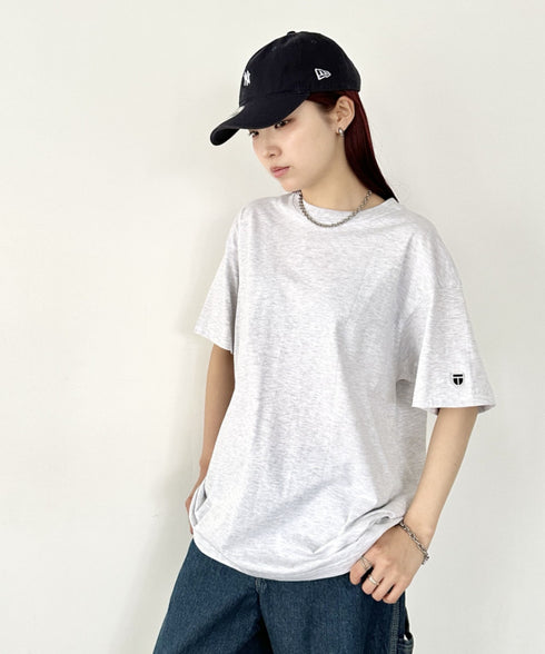 NEWTRAL(ニュートラル)/205 5.6oz スタンダードエンブレムT/サイズ展開多数 コットン 無地 半袖 Tシャツ | NT2009005 | アッシュグレー
