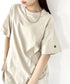 NEWTRAL(ニュートラル)/205 5.6oz スタンダードエンブレムT/サイズ展開多数 コットン 無地 半袖 Tシャツ | NT2009005 | サンドベージュ