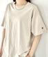 NEWTRAL(ニュートラル)/205 5.6oz スタンダードエンブレムT/サイズ展開多数 コットン 無地 半袖 Tシャツ | NT2009005 | サンドベージュ