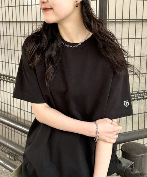NEWTRAL(ニュートラル)/207 9.8oz スーパーヘビーエンブレムT/サイズ展開多数 コットン 無地 半袖 Tシャツ | NT2009007 | ブラック