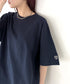NEWTRAL(ニュートラル)/207 9.8oz スーパーヘビーエンブレムT/サイズ展開多数 コットン 無地 半袖 Tシャツ | NT2009007 | ネイビー