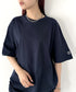 NEWTRAL(ニュートラル)/207 9.8oz スーパーヘビーエンブレムT/サイズ展開多数 コットン 無地 半袖 Tシャツ | NT2009007 | ネイビー