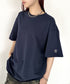 NEWTRAL(ニュートラル)/207 9.8oz スーパーヘビーエンブレムT/サイズ展開多数 コットン 無地 半袖 Tシャツ | NT2009007 | ネイビー