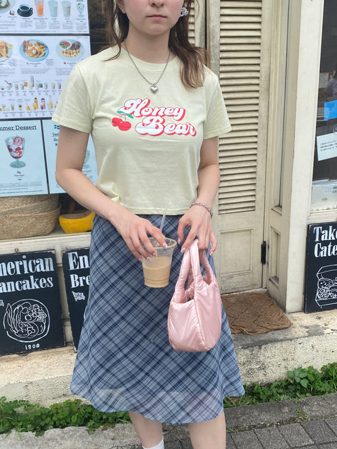 チェリークロップドTシャツ | SL2242678 | イエロー