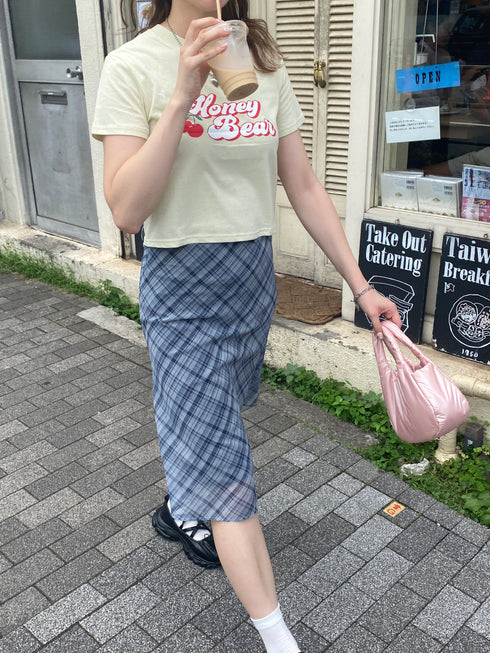 チェリークロップドTシャツ | SL2242678 | イエロー