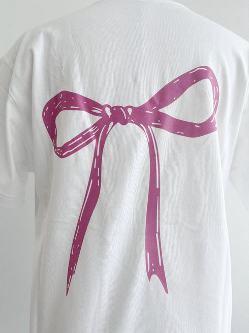 バックリボンデザインTシャツ | AN2241201 | ホワイト