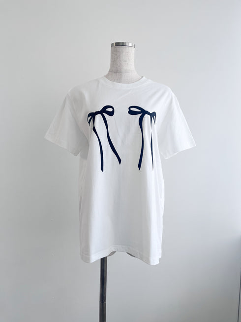 リボンTシャツ | AN2241202 | ブラック