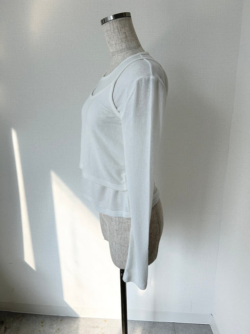 2ピースキャミソールレイヤードロンT | SL2241625 | ピンク