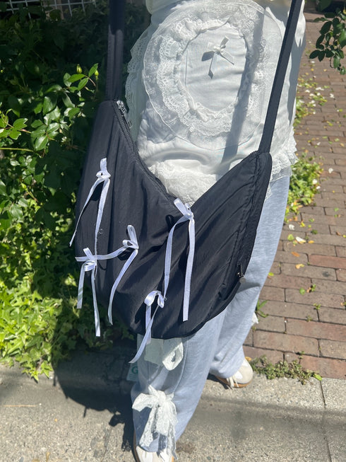 リボンショルダーバッグ | SL1241603 | ブラック