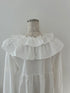 double frill collar vintage blouse | SL2241624 | ホワイト