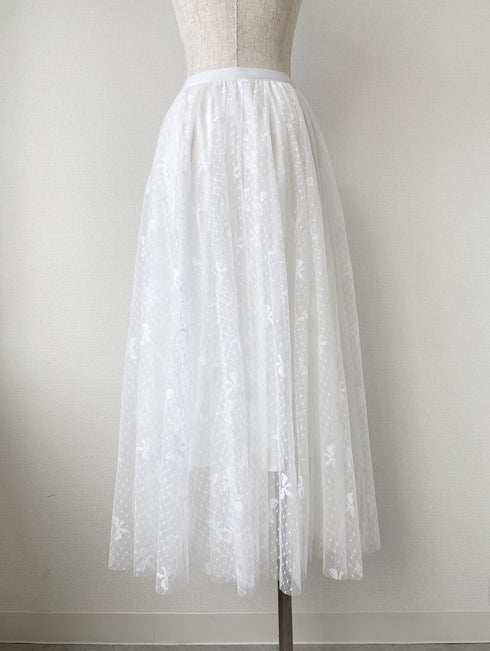 リボンレーススカート | SL2241610 | ブラック