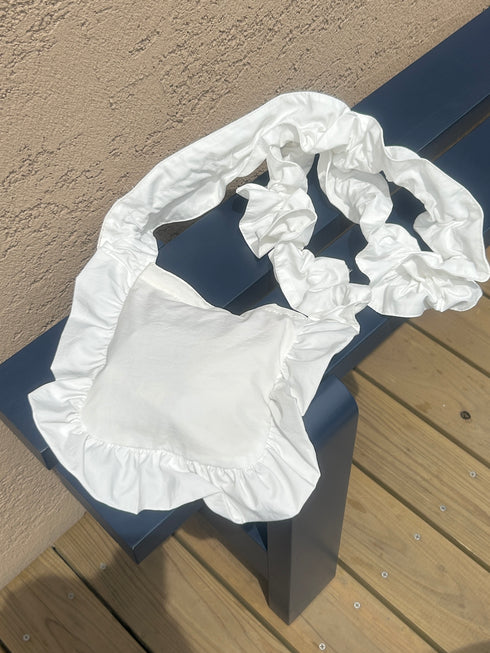 フリルギャザーショルダーバッグ | SL1241604 | ホワイト