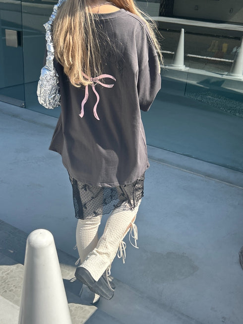 リボンエプロンシアースカート | SL2234644 | ブラック