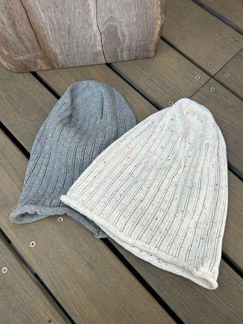 マーブルスプリングニット帽 | SL5251602 | アイボリー