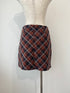 チェック台形ミニスカート | SL2243628 | レッド