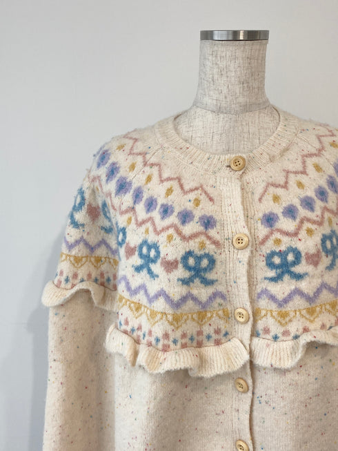 lovely ribbon frill cardigan | SL2243639 | ピンク