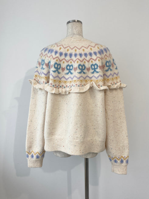 lovely ribbon frill cardigan | SL2243639 | ピンク