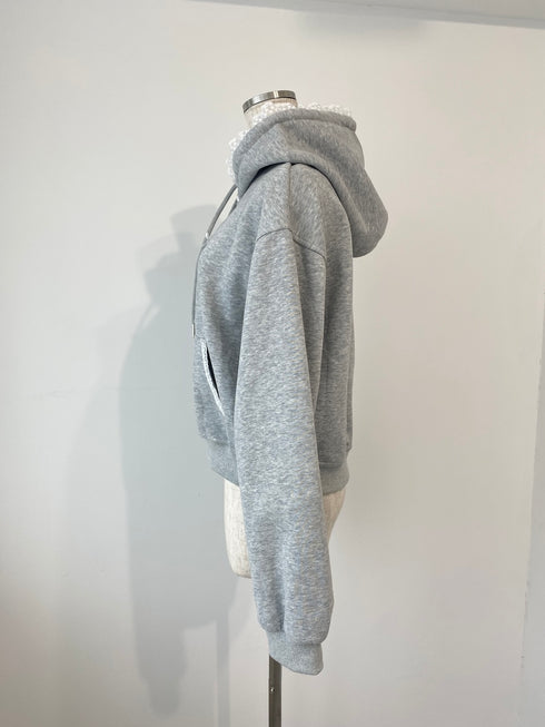 裏起毛リボンポイントフーディー | SL2244669 | グレー