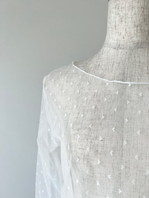 ハートドットシアートップス | SL2251659 | ホワイト