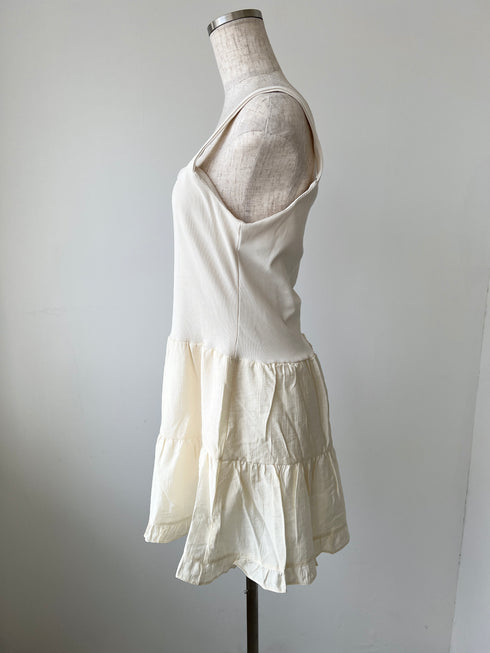 切り替えフレアミディワンピース | SL2251664 | アイボリー