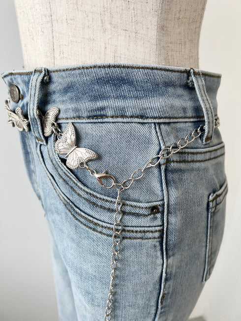 バタフライチェーンSETフレアデニム | SL2251618 | ブルー