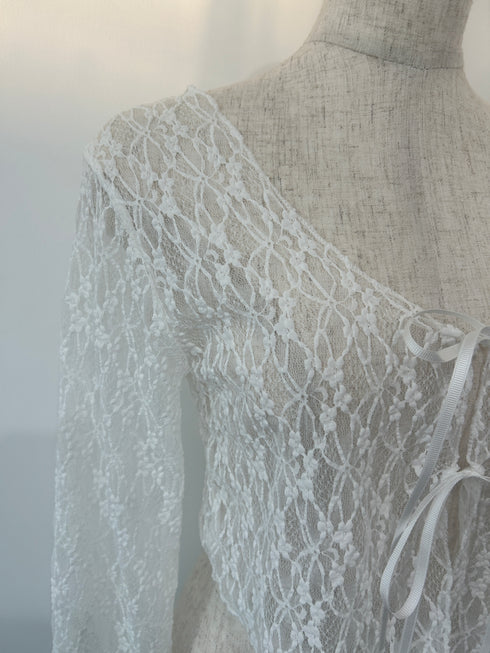 レースリボンカーディガン | SL2243608 | ホワイト