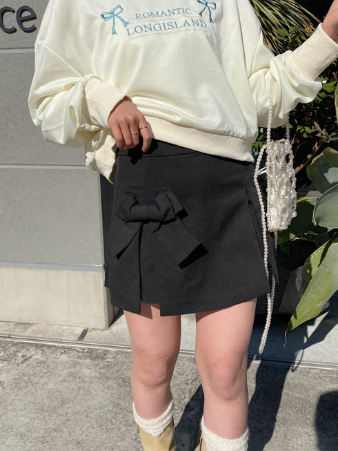 リボンミニスカート | SL2234641 | ブラック
