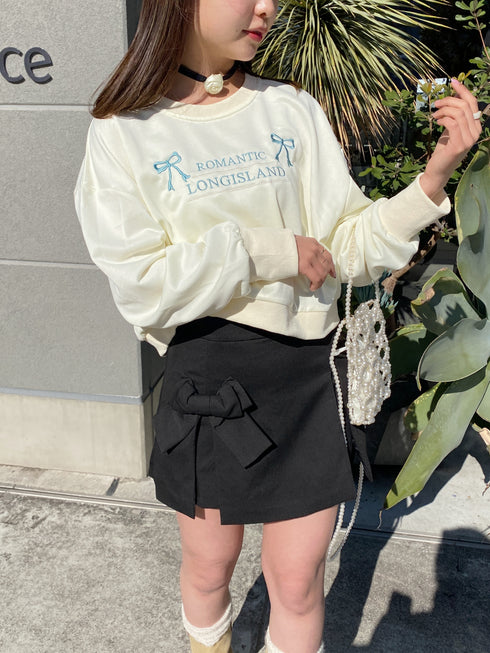 リボンミニスカート | SL2234641 | ブラック