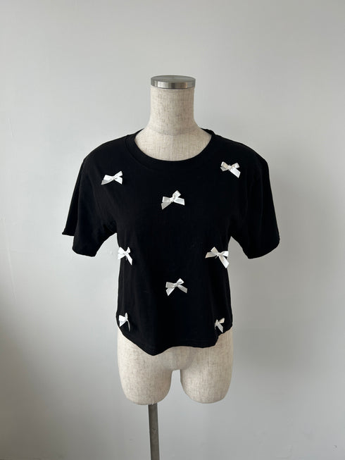 リボンクロップドTシャツ | SL2241603 | ホワイト