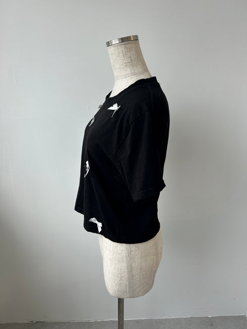 リボンクロップドTシャツ | SL2241603 | ホワイト