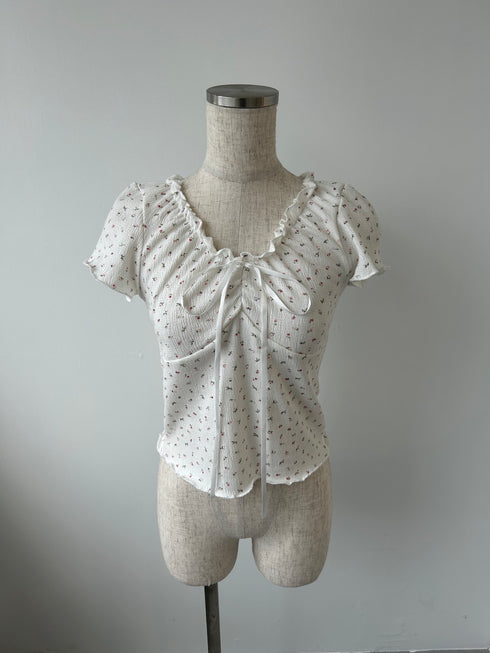 ギャザーリボントップス | SL2241644 | アイボリー