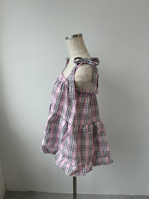 チェックチュニックキャミソール | SL2241641 | ピンク