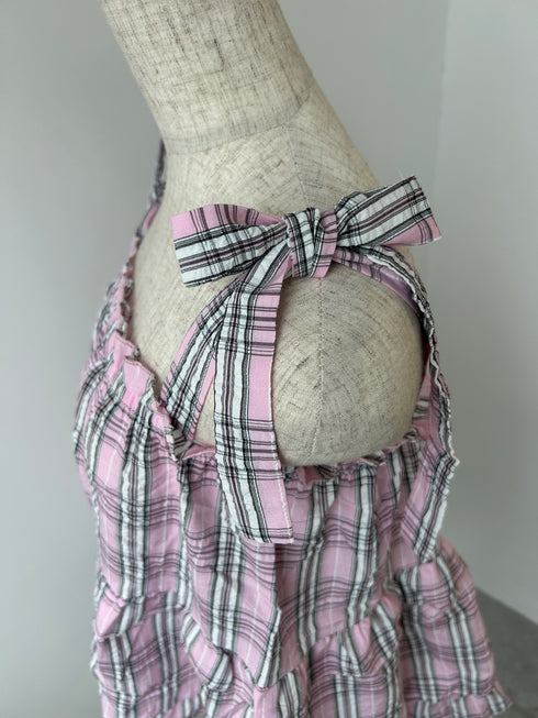 チェックチュニックキャミソール | SL2241641 | ピンク