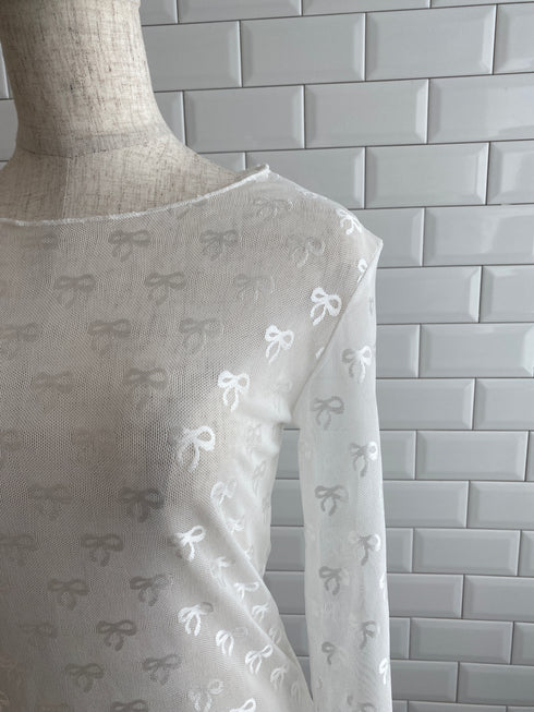 リボンシアートップス | IT2242412 | ブラック