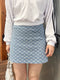 リボンデニムミニスカート | SL2241614 | ライトブルー
