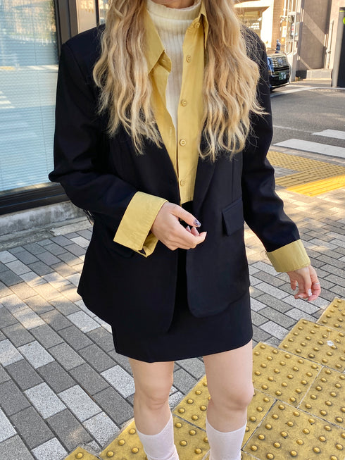 バイカラーレディ2ピースセット | SL2244638 | ブラック