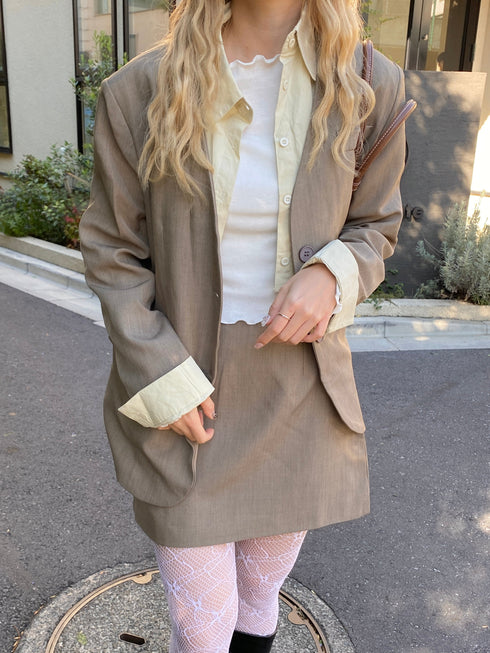 バイカラーレディ2ピースセット | SL2244638 | ベージュ